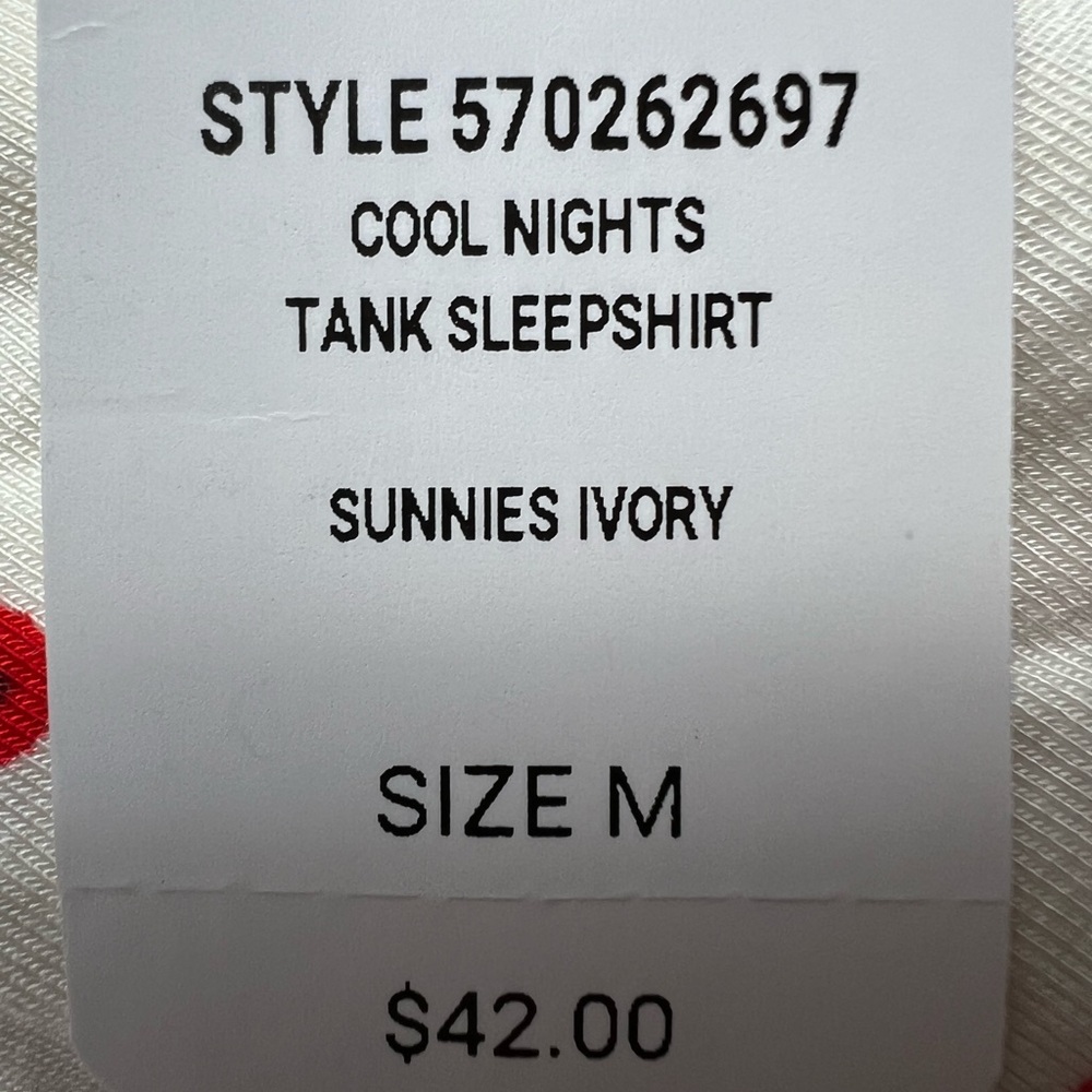NWT! Soma cool nights tank sleepshirt - Picture 8 of 8